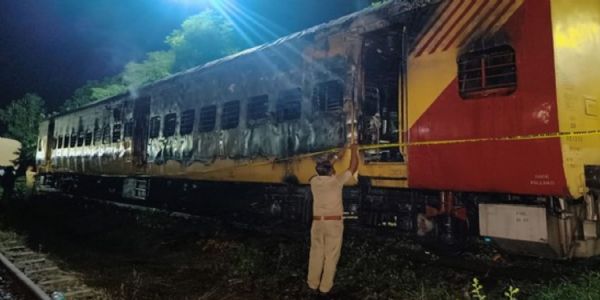 Kerala Train Fire: Alappuzha-Kannur Express falls prey to arson again; Probe on