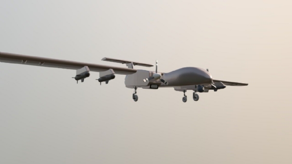 Rustam II UAV seen carrying advanced imaging sensors for precision targetting Rustam II UAV seen carrying advanced imaging sensors for precision targetting