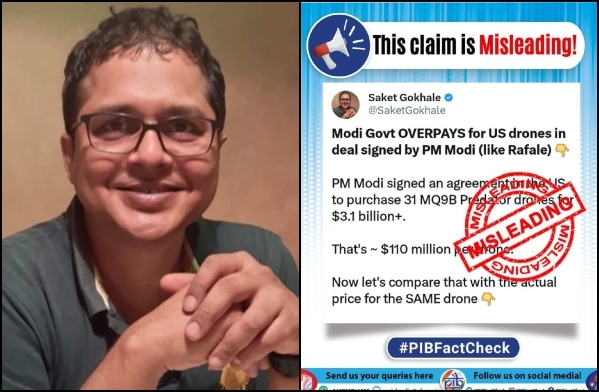 Saket Gokhale MQ-9b drone deal