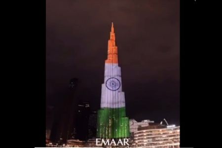Dubai pours salt into 'Pak's Open Wound'! After not displaying Pak's flag, now Burj Khalifa lit up in India’s tricolour