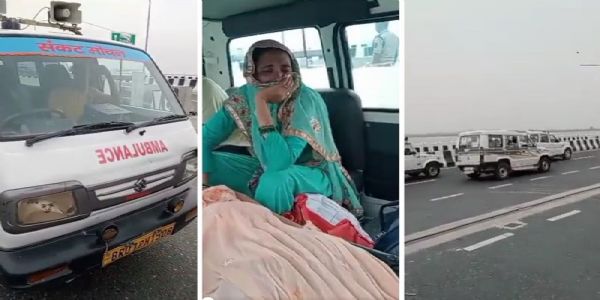 'Public, patients bhuka rahe, Neta Ji mauj kare': Ambulance with family crying inside stopped for Nitish Kumar's convoy in Patna