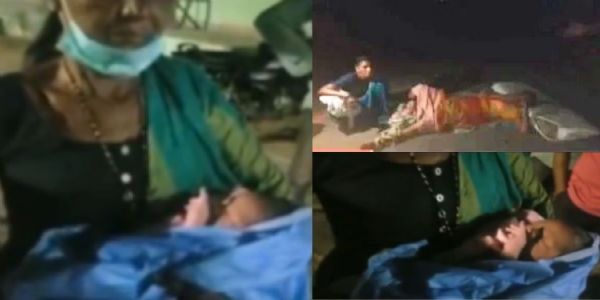 Thank to KCR! Tribal woman forced to give birth on road as Telangana govt fails to provide basic infrastructure