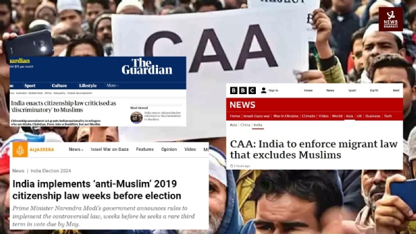 international media CAA Indian Muslims
