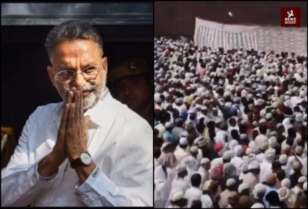 Contrasting Farewells! Mukhtar Ansari's funeral draws large crowd, while Vikas Dubey's father refused to go to his funeral