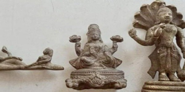 Om Namo Narayana! Around 400-year-old idols of Vishnu and Lakshmi unearthed in Haryana