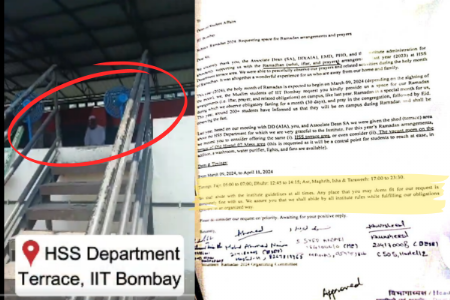Converting into Madarsa? IIT Bombay converts section of building for performing namaz for Ramdaan
