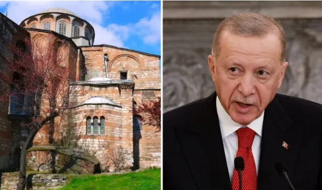 Erdogan chora church turkey