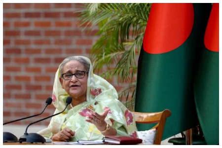 Sheikh Hasina Raises Concern Over Minority Safety in Bangladesh During Durga Puja