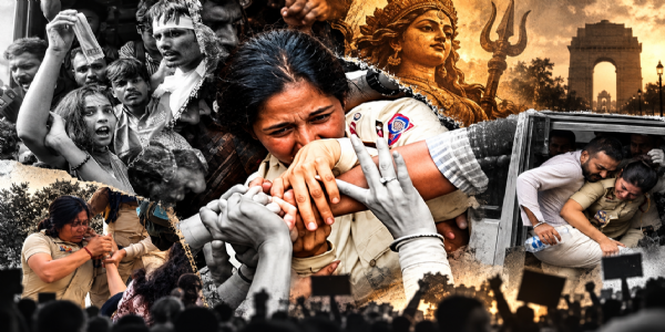 NB In Pics: On Navratri’s final day, a peek into how Maa Durga’s true strength mirrored through Delhi Police