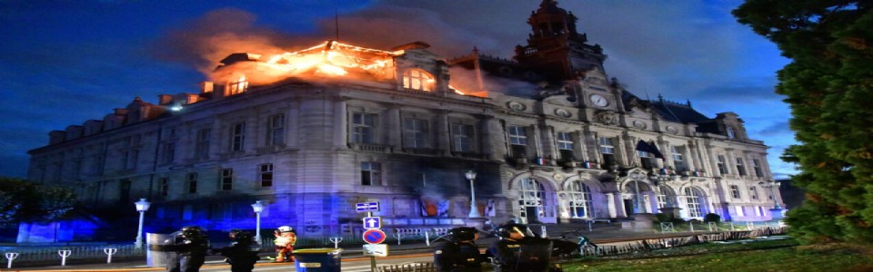 France in Flames: Unholy Alliance of Red and Green Burns