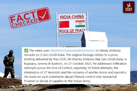 Indian Army Debunks Deepfake Video Claiming China Captured Arunachal Pradesh Areas