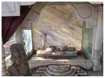 Ram-Sita Idols Vandalised at Temple, Blood-Like Substance Found NB