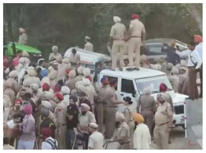 Man’s Body Amid Protest