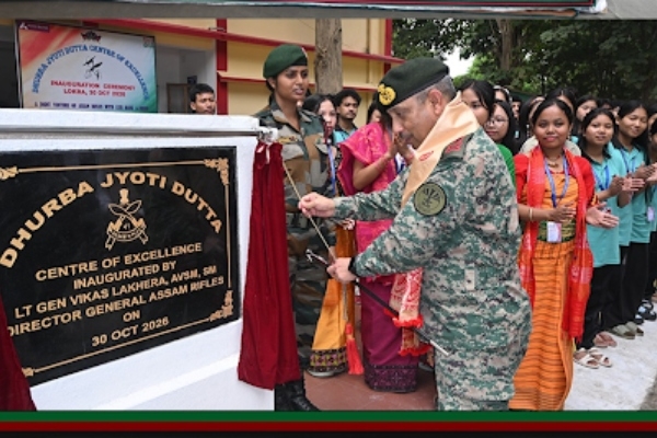 Assam Rifles Opens Centre of Excellence in Assam to Support Northeast Students