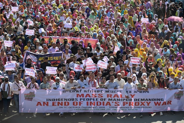 Imphal protest