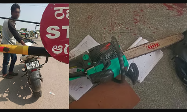 chainsaw incident