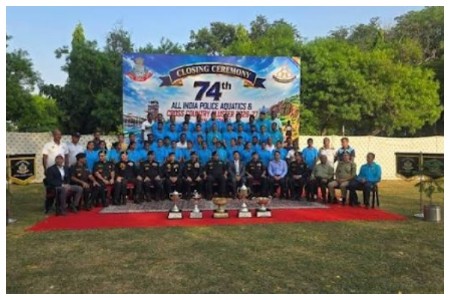 CISF Clinches Men’s Swimming Championship at 74th All India Police Aquatic Cluster
