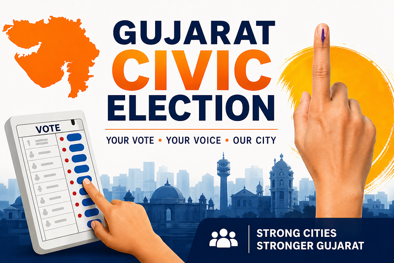NewsBharati-Gujarat-Civic-Election