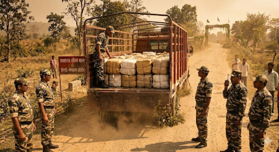 SSB busts narcotic syndicate, arrests Bihar man near Indo-Nepal border, Rs 20 cr Marijuana recovered