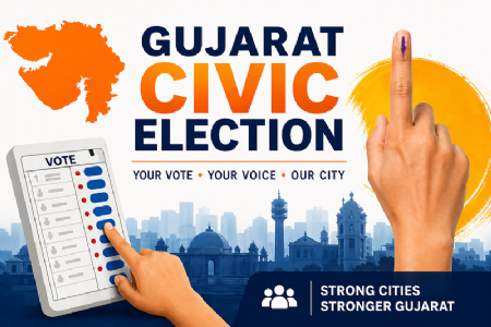 Gujarat Civic Election: Unbeatable Saffron Stronghold