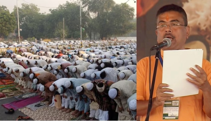 namaz on streets West Bengal newsbharati
