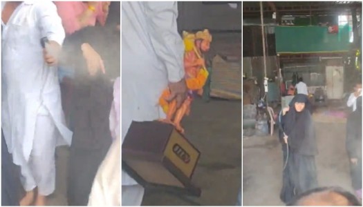 Pune: Ilahi Sheikh, family attack Hindu land owners, damage Hanuman idol after court-ordered land reclamation, video viral