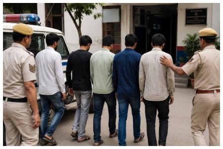 Five Bangladeshi Nationals Held in Delhi for Illegal Overstay