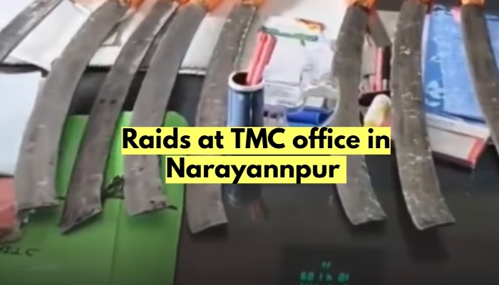 raids at TMC office in Bengal newsbharati