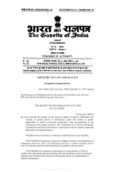 RTI  Or Extortion Industry ?  