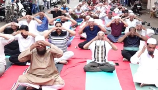 'Namaz not okay, Yoga okay': Video of Mumbai BJP Minority Morcha holding a yoga session at Minara Masjid sparks debate