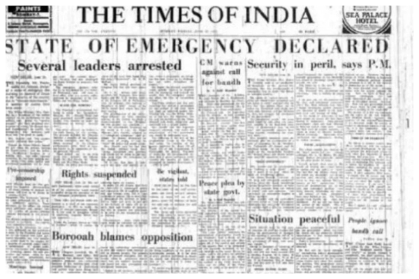 Emergency: Not Accidental But Logical Outcome of Congress