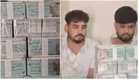 Fake currency worth Rs 65 lakh seized in Bikaner; Genuine notes placed on top and bottom; 2 arrested