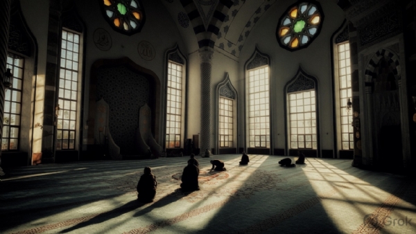 Islamic mosque interior