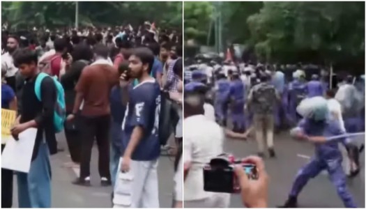 Chaos at Jantar Mantar: Police forced to lathi charge after 1000s CJP protesters illegally gather for 'Chalo Sansad march'
