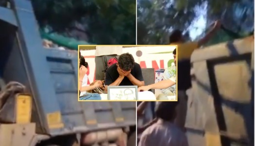 After calling police 'RSS goons', CJP's Dipke accuses them of keeping stone-filled trucks at Delhi site, planning to trap 'student' protesters