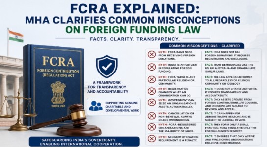 Centre clarifies FCRA bill: Religious character of Places of Worship will remain protected; assets can be managed only after due process