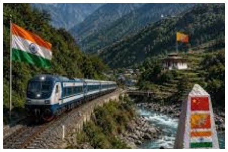 India Moves Closer to China-Bhutan Tri-Junction as Railways Sanctions New North Bengal Line