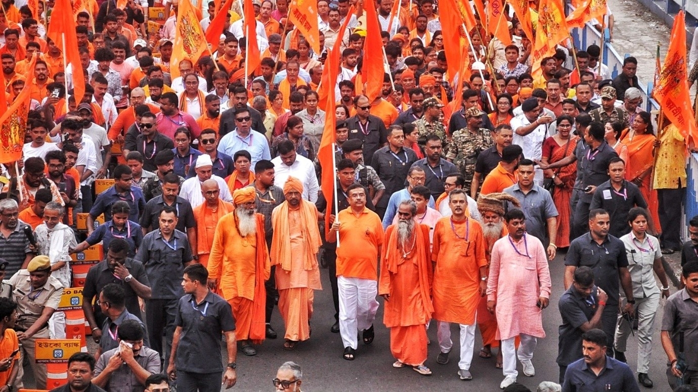 CM Suvendu Adhikari  Saffron March