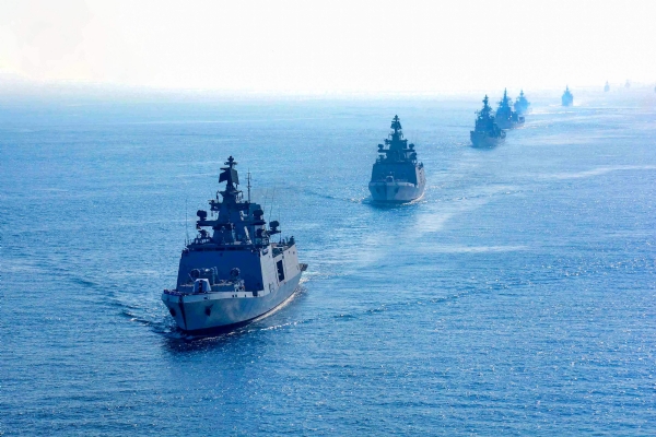 India Pakistan navy ships collide