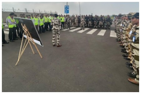 CISF conducts Anti-Hijacking mock drill at Navi Mumbai Airport; Bengal Flags off 226 firefighting vehicles