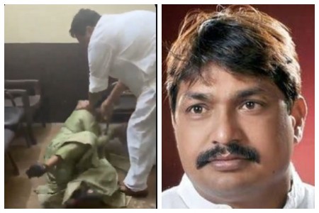 Viral video shows former MLA Guddu Pandit allegedly assaulting wife, FIR registered